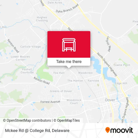 Mapa de Mckee Rd @ College Rd