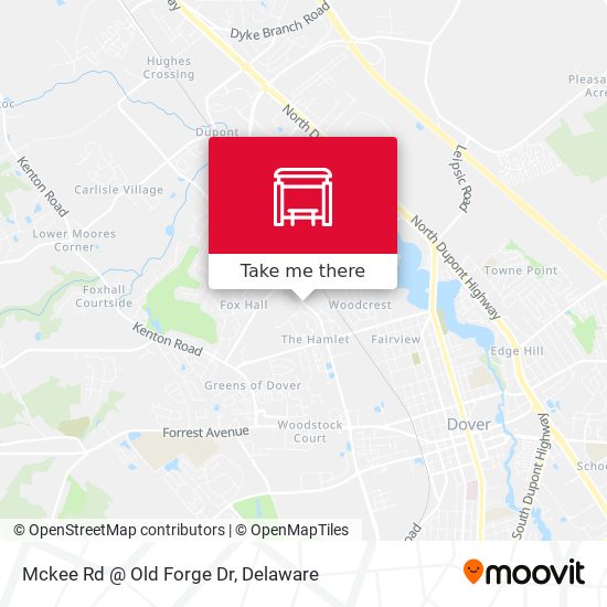 Mckee Rd @ Old Forge Dr map