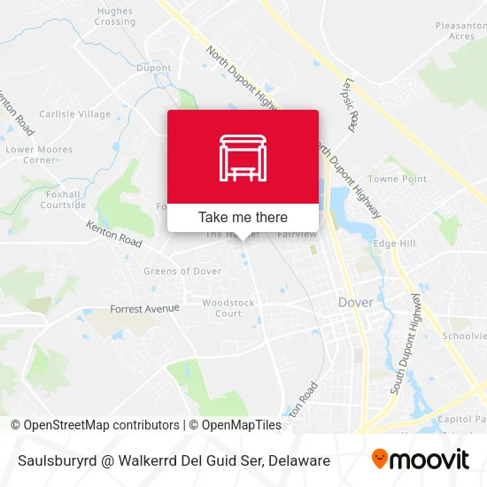 Mapa de Saulsburyrd @ Walkerrd Del Guid Ser