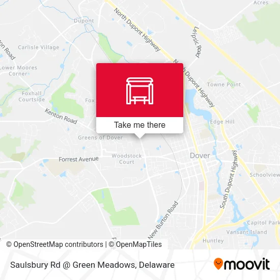 Mapa de Saulsbury Rd @ Green Meadows