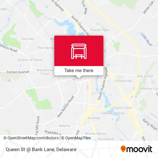 Mapa de Queen St @ Bank Lane