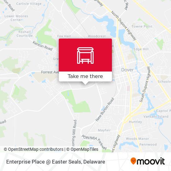 Enterprise Place @ Easter Seals map