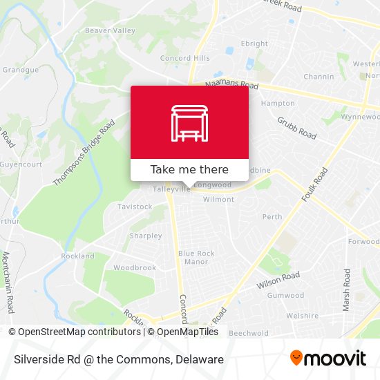 Mapa de Silverside Rd @ the Commons