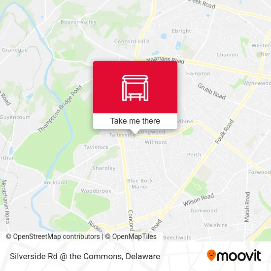 Mapa de Silverside Rd @ the Commons