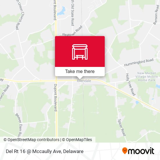 Mapa de Del Rt 16 @ Mccaully Ave