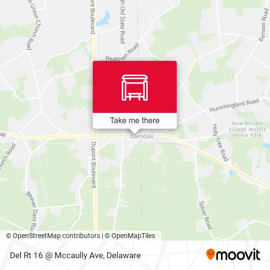 Mapa de Del Rt 16 @ Mccaully Ave