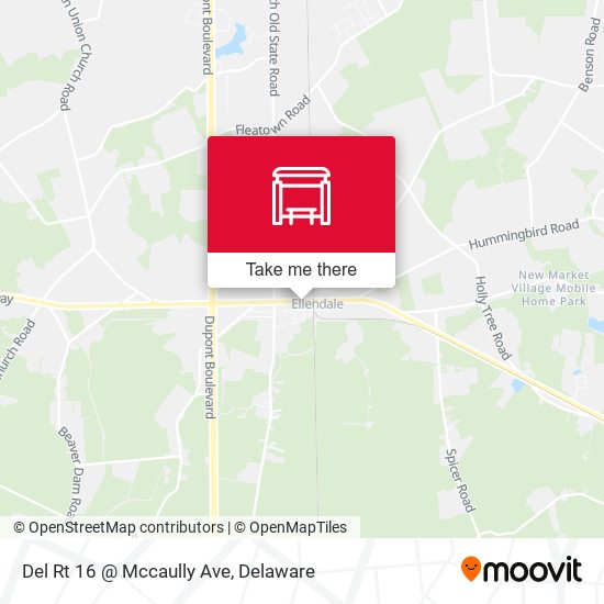 Mapa de Del Rt 16 @ Mccaully Ave