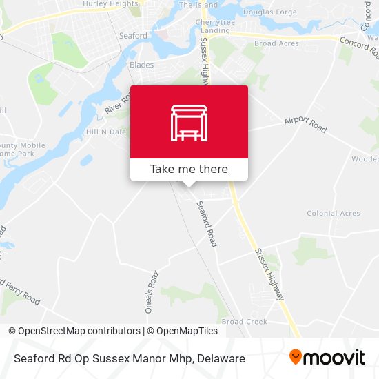 Mapa de Seaford Rd Op Sussex Manor Mhp