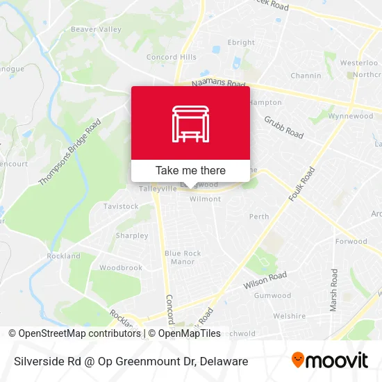 Silverside Rd @ Op Greenmount Dr map