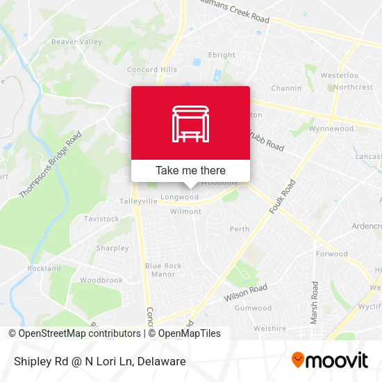 Shipley Rd @ N Lori Ln map