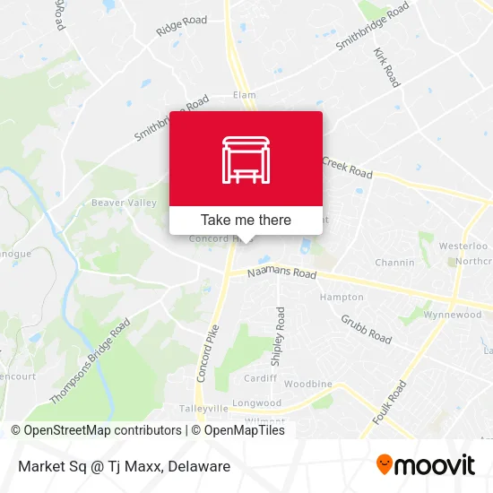 Mapa de Market Sq @ Tj Maxx