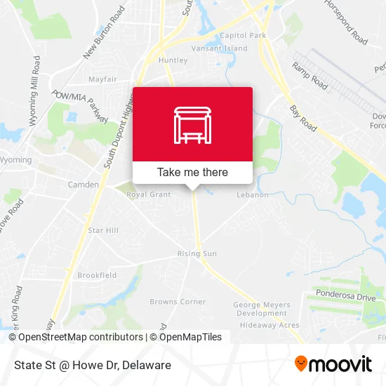 State St @ Howe Dr map