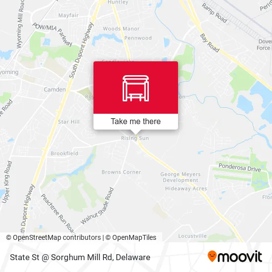 Mapa de State St @ Sorghum Mill Rd