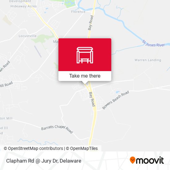 Mapa de Clapham Rd @ Jury Dr