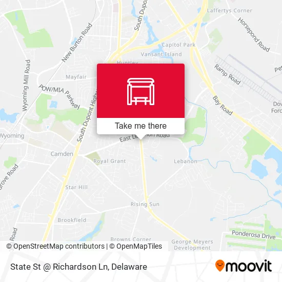 State St @ Richardson Ln map
