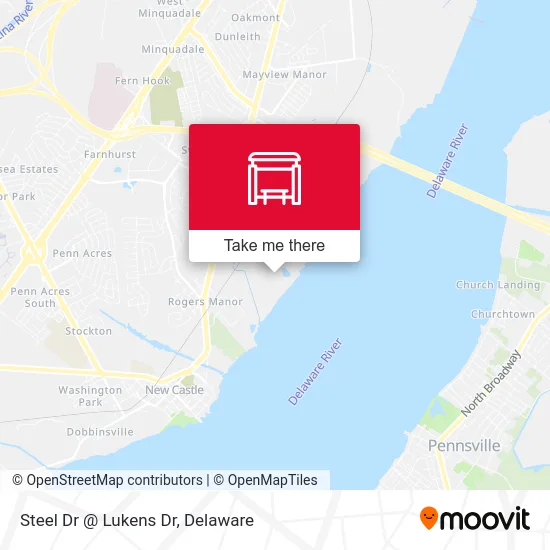 Steel Dr @ Lukens Dr map