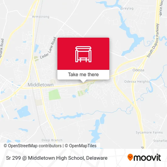 Sr 299 @ Middletown High School map