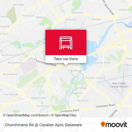 Mapa de Churchmans Rd @ Cavalier Apts