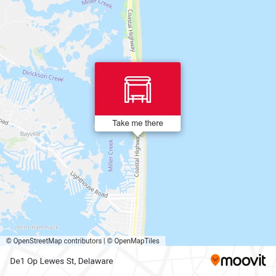 De1 Op Lewes St map
