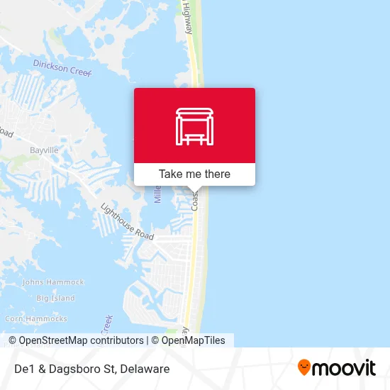 De1 & Dagsboro St map