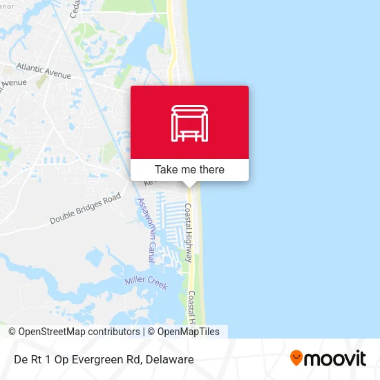 De Rt 1 Op Evergreen Rd map