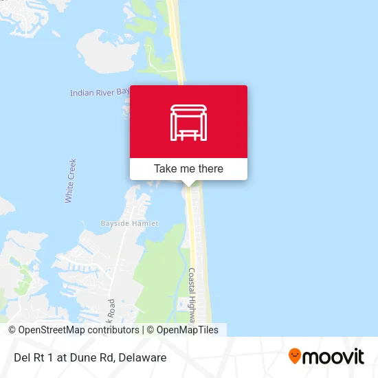 Mapa de Del Rt 1 at Dune Rd