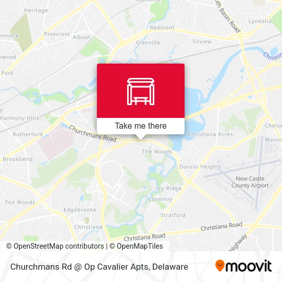 Mapa de Churchmans Rd @ Op Cavalier Apts
