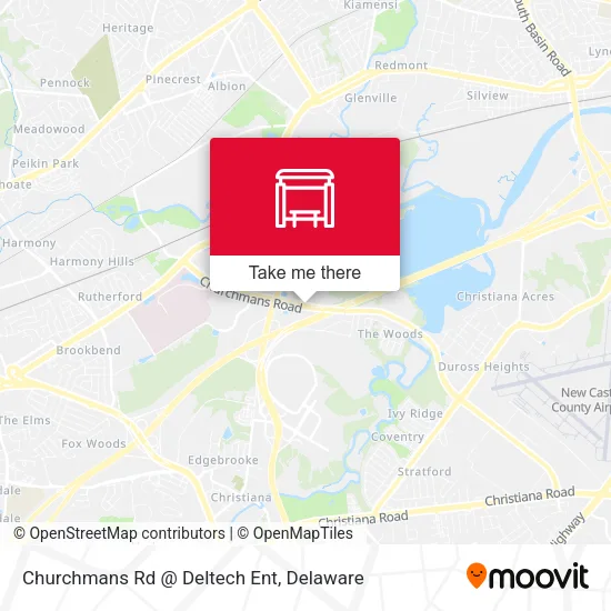 Mapa de Churchmans Rd @ Deltech Ent