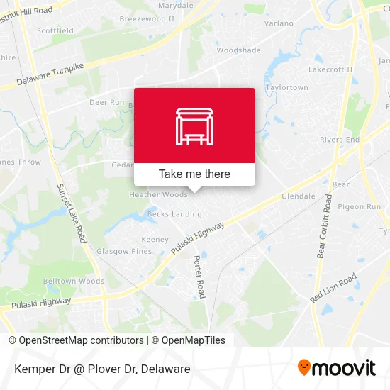 Kemper Dr @ Plover Dr map