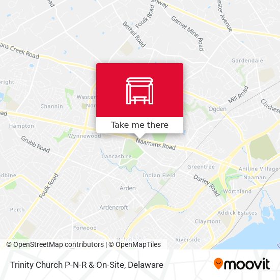 Trinity Church P-N-R & On-Site map
