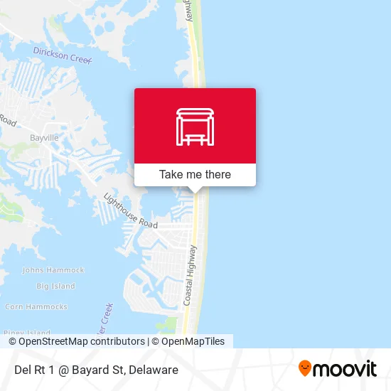 Del Rt 1 @ Bayard St map