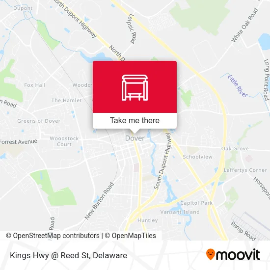 Mapa de Kings Hwy @ Reed St