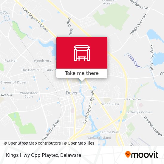 Mapa de Kings Hwy Opp Playtex