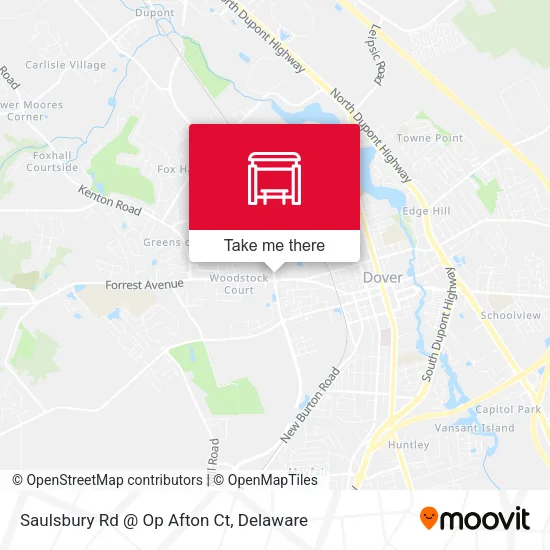 Mapa de Saulsbury Rd @ Op Afton Ct