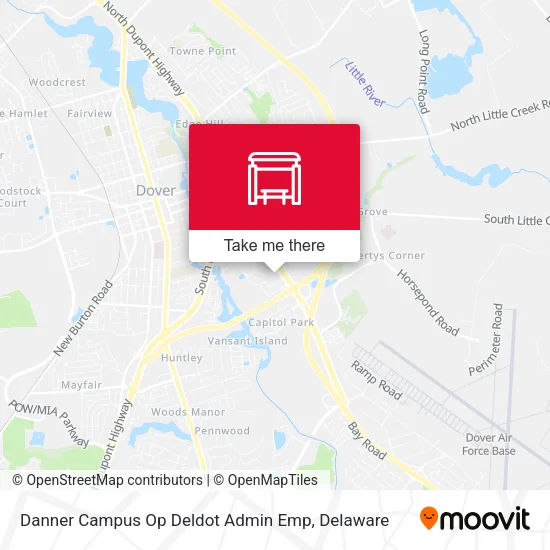 Mapa de Danner Campus Op Deldot Admin Emp