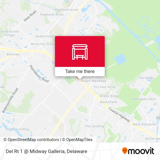 Mapa de Del Rt 1 @ Midway Galleria