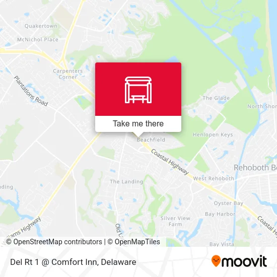 Del Rt 1 @ Comfort Inn map