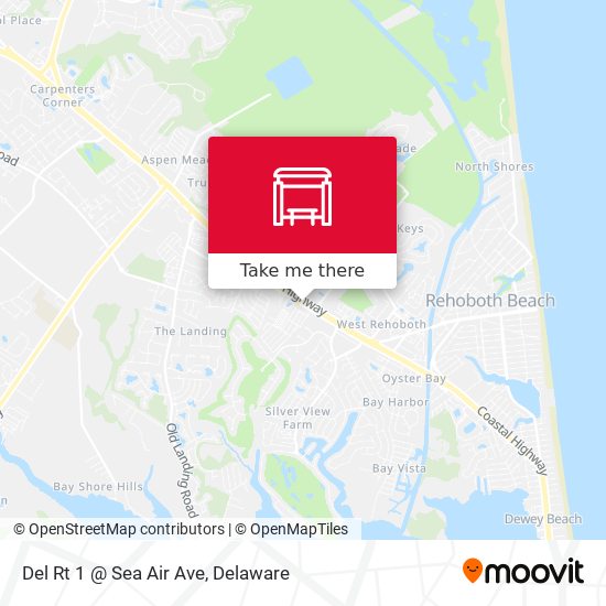Mapa de Del Rt 1 @ Sea Air Ave