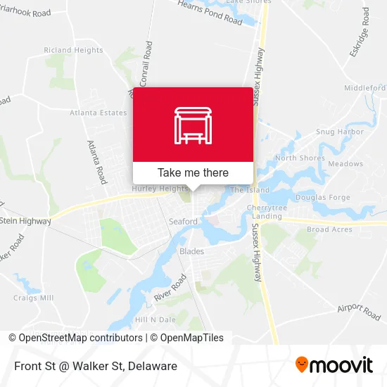 Mapa de Front St @ Walker St