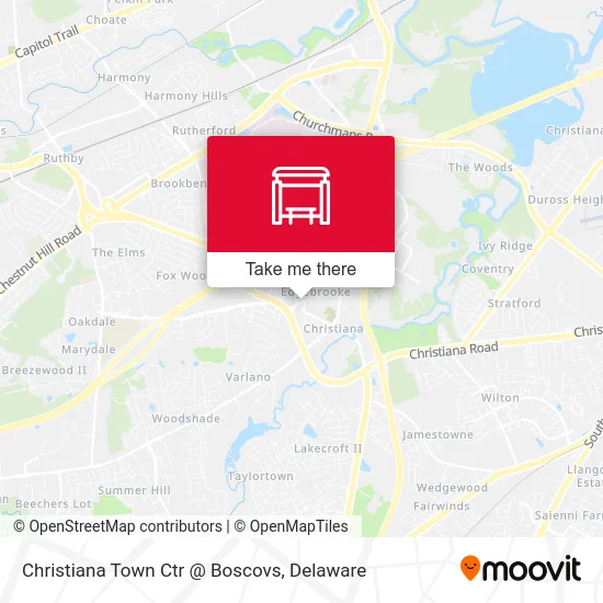 Christiana Town Ctr @ Boscovs map