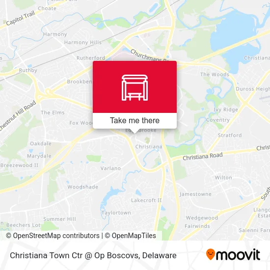 Mapa de Christiana Town Ctr @ Op Boscovs