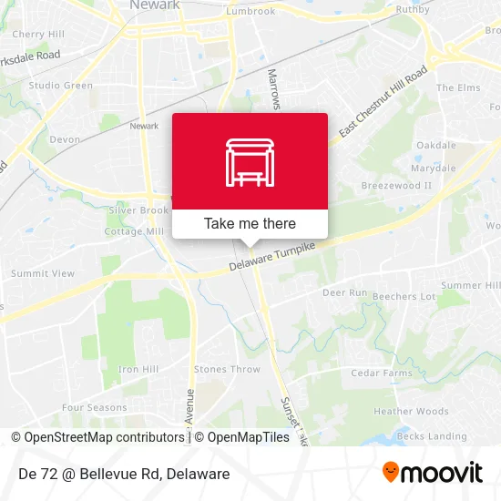 De 72 @ Bellevue Rd map