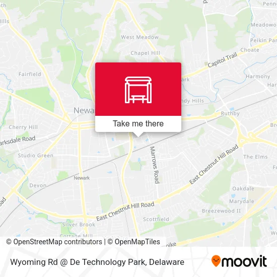 Mapa de Wyoming Rd @ De Technology Park