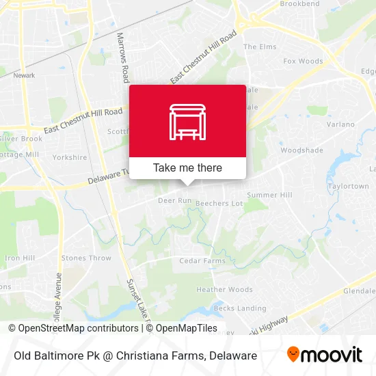 Mapa de Old Baltimore Pk @ Christiana Farms