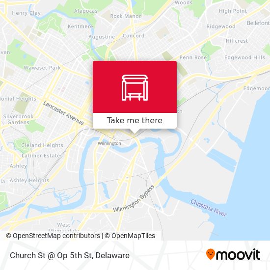 Mapa de Church St @ Op 5th St
