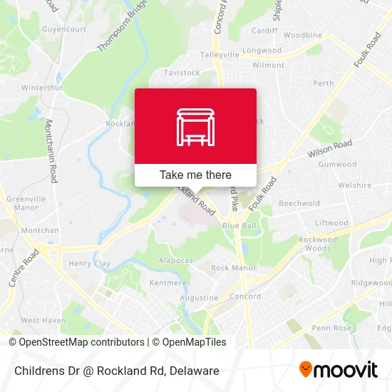 Childrens Dr @ Rockland Rd map