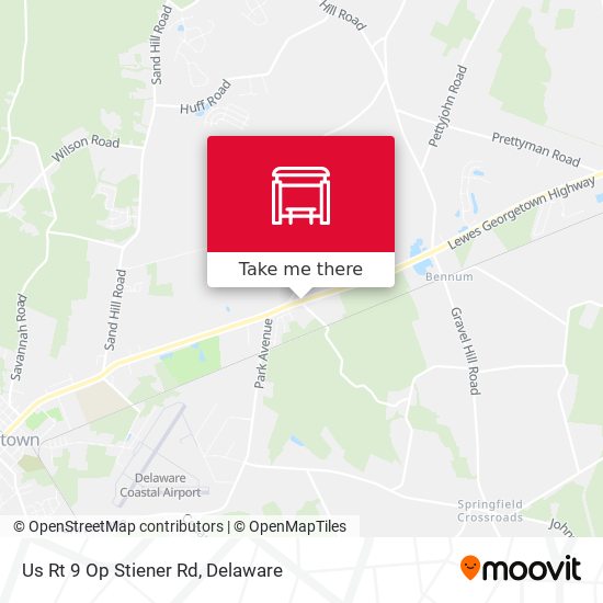 Mapa de Us Rt 9 Op Stiener Rd