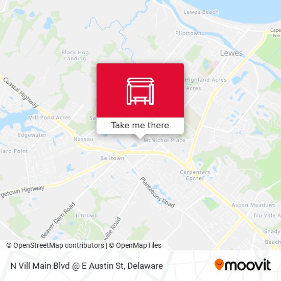 N Vill Main Blvd @ E Austin St map