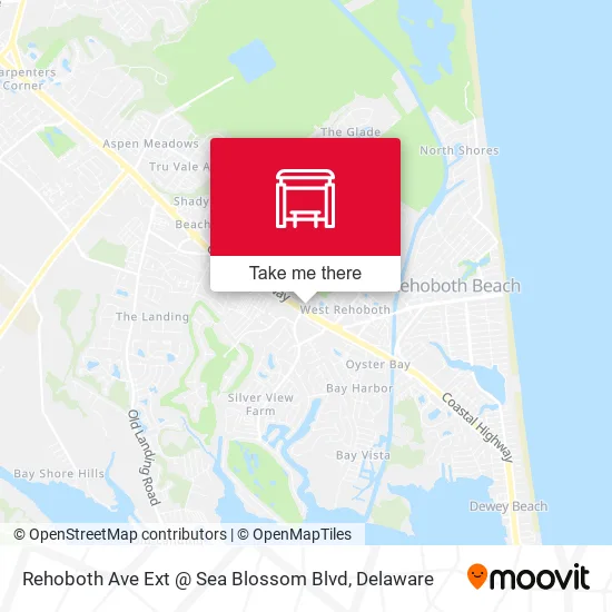 Mapa de Rehoboth Ave Ext @ Sea Blossom Blvd
