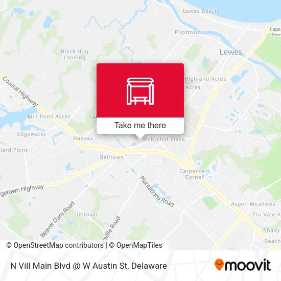 N Vill Main Blvd @ W Austin St map